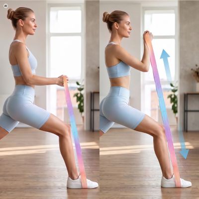 12. Spokey YOGI Elastic Yoga Band with Loops