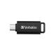 Verbatim Store 'n' Go USB Flash Drive 128GB USB Type-C 3.2 Gen 1 (3.1 Gen 1) Black