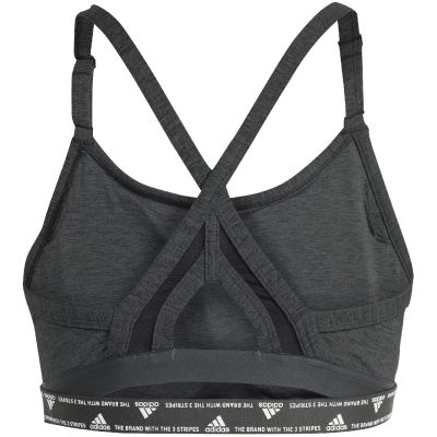 9. adidas Aeroreact Training Light-Support 3-Stripes Bra W HC7870