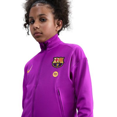 3. Nike FC Barcelona Strike Kids Tracksuit Purple and Black HJ8027 552