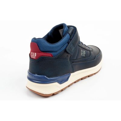 4. GAP Jack children's shoes, navy blue, ankle boots with Velcro