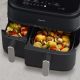 15. Philips 5000 series NA551/00 fryer Double 9 l Autonomous 2750 W Hot air fryer Black, Silver