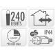 6. CHRISTMAS TREE LIGHTS 240LED LIGHT CHAIN TIMER MULTICOLOR MACARON