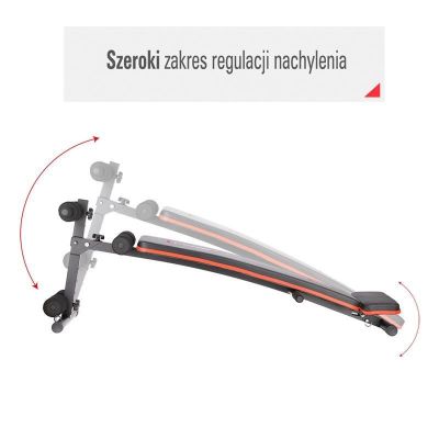 4. Inclined bench with cables HMS L1110