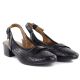 3. Women's openwork pumps with a strap, black Jezzi ASA200-18
