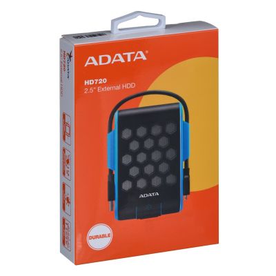 8. External HDD Drive ADATA HD720 (2TB; 2.5"; USB 3.2; blue)