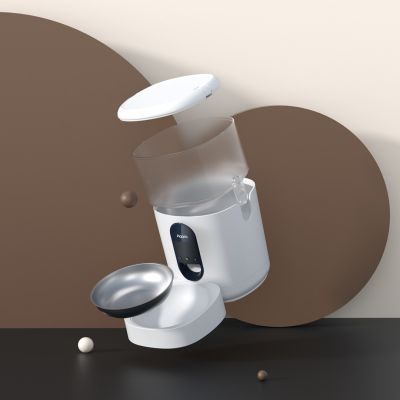 8. Aqara PETC1-M01 Smart Pet Feeder C1 - intelligent food feeder for dogs or cats, automatic feeder, white