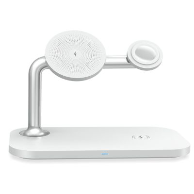 2. RealPower ChargeAIR Mag Headphones, Smartphone, Smartwatch White USB Wireless Charging Internal