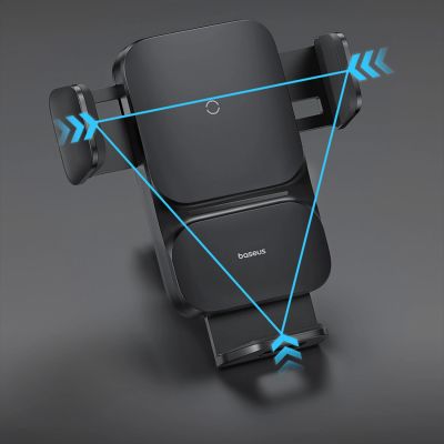 15. Baseus Wisdom Inductive Charger Car Phone Holder for Grille Black (CGZX000001)