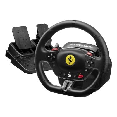 6. Thrustmaster Steering Wheel. T98X Ferrari 296GTS Wheel Rim (XBO/PC) Retail