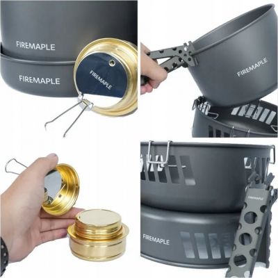 2. Fire Maple Cooking Kit with Alcohol Burner