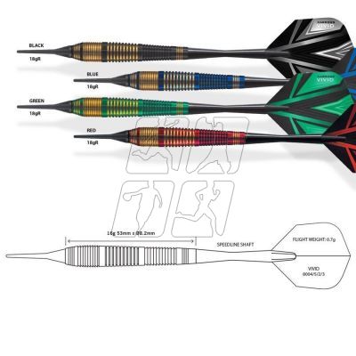 11. Darts Harrows Vivid Softip HS-TNK-000013785