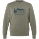 Men's SUPER.NATURAL M Lantree Crew Sweatshirt Green