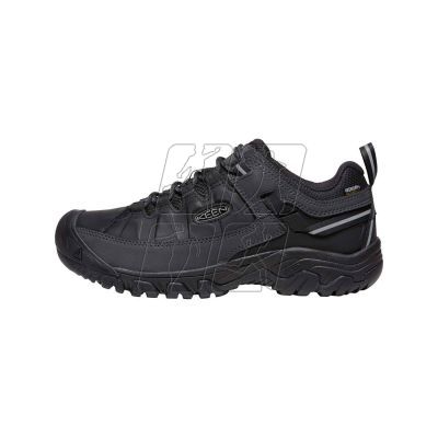 KEEN TARGHEE III WP TRIPLE BLACK men's hiking shoes leather membrane (KE-1028128)