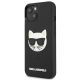 2. Karl Lagerfeld 3D Rubber Choupette Case for iPhone 13 mini - Black