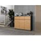 3. Chest of drawers 3D3S 120x40xH97 anthracite/artisan