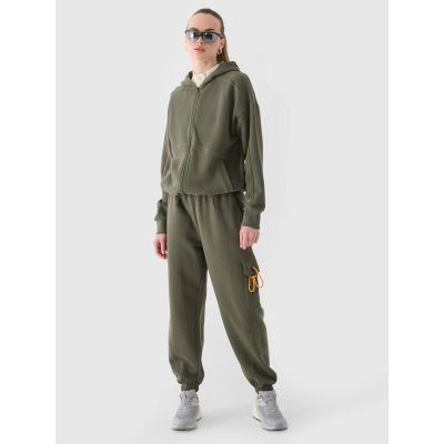 7. Women's sweatshirt with a hood, 4F 4FRAW24TSWSF2055-43S