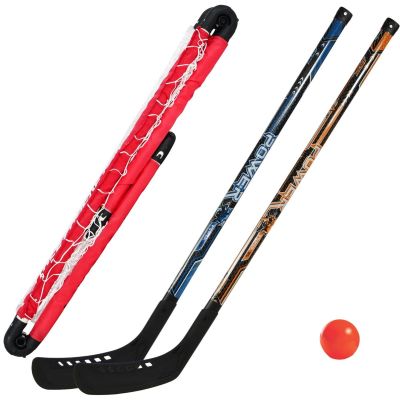3. FOLDABLE STREET FLOORBALL GOAL 2 STICKS AND BALL 91X61X61CM ENERO
