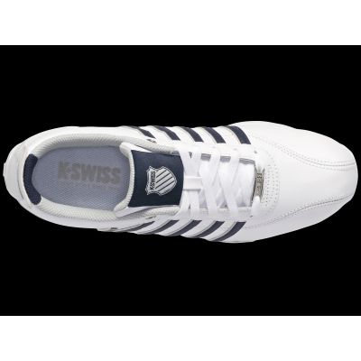 14. K-Swiss Arvee 1.5 men's sports shoes leather ankle sneakers classic white (02453-900-M)