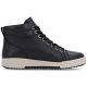 2. Women's leather ankle boots, lightly insulated, black, Rieker W0164-00