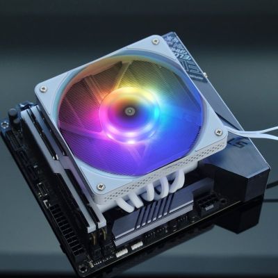 3. Jonsbo HX6200D Processor Air Cooler 12 cm White 1 pc.