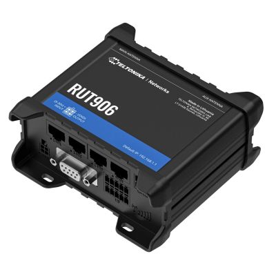 Teltonika RUT906 | Professional Industrial 4G LTE Router | Cat.4, WiFi, Dual Sim, 1x WAN, 3x LAN, IP30