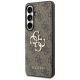 2. Guess 4G Big Metal Logo Case for Samsung Galaxy S26 - Brown