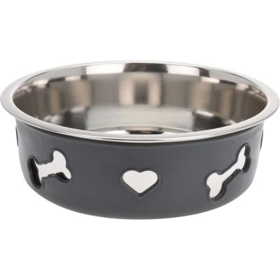 15. DOG AND CAT BOWL STAINLESS STEEL 21x7CM