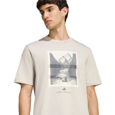 4. Men's adidas Outdoor Kayaking Graphic T-shirt beige KB2541