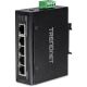 TRENDnet Industrie Switch 5 Port Fast Ethernet L2 DIN-Rail