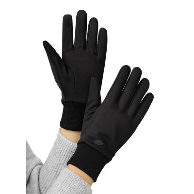 2. Unisex Touch Screen 4F shoftshell gloves 4FWMM00AFGLU183-20S