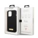 8. Guess GUHMP13LSPLK iPhone 13 Pro / 13 6.1" black/black hard case Silicone Logo Plate MagSafe