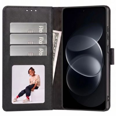 2. Tech-Protect Wallet Case for Xiaomi Redmi Note 17 Pro 5G - Matte Black
