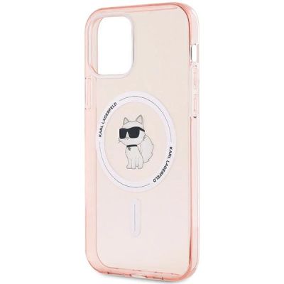 5. Karl Lagerfeld IML Choupette MagSafe case for iPhone 12/12 Pro - pink