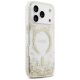 4. Guess Resin Bottom Glitter MagSafe Case for iPhone 17 Pro - Gold