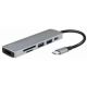 LogiLink UA0343 USB 3.2 Gen 1 (3.1 Gen 1) Type-C Aluminum Docking Station