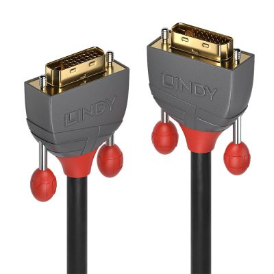 Lindy 36225 DVI Cable 7.5m DVI-D Black