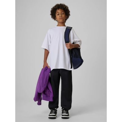 5. Boys' loose-fit printed T-shirt 4F 4FJRAW26TTSHM4527-10S