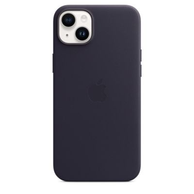 5. Apple Leather Case with MagSafe Ink for iPhone 14 Plus