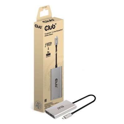 2. CLUB3D CSV-1586 Thunderbolt 3 Hubs and Concentrators 40000 Mbit/s Silver