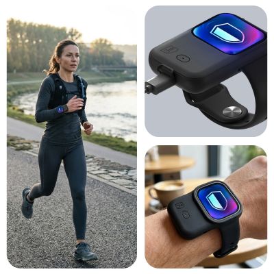 12. 3mk Endurance Powerbank for Apple Watch 44 mm / 45 mm 2.5W 1200mAh USB-C - black