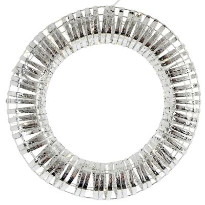 DECORATIVE WREATH TIRE 30LED 40CM SILVER
