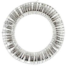 DECORATIVE WREATH TIRE 30LED 40CM SILVER
