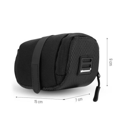 6. Wozinsky small bicycle saddle bag 0.6 l black (WBB8BK black)