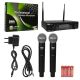 11. DNA DVS2 - Wireless microphone, 2x handheld transmitter + base, UHF band 560-590 MHz