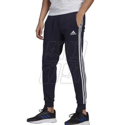 2. Adidas Essentials Slim 3 Stripes Pants M GM1090
