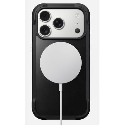 2. Nomad Rugged Leather Case for 16 cm (6.3") Mobile Phone Black