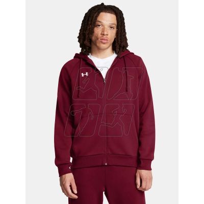 3. Under Armor Rival Fleece FZ Hoodie M 1379767-625