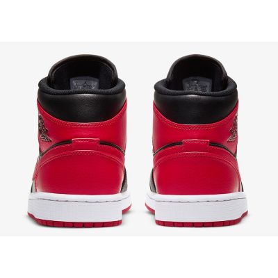 4. Air Jordan 1 Mid Banned Basketball Shoe - 554724-074