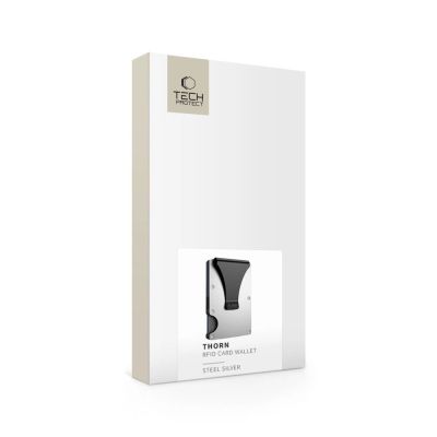 8. Tech-Protect Thorn RFID Wallet - Silver